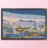 (Counted/Stamped) (Multi-Style Size)14CT Architecture - Cross Stitch(Brand)