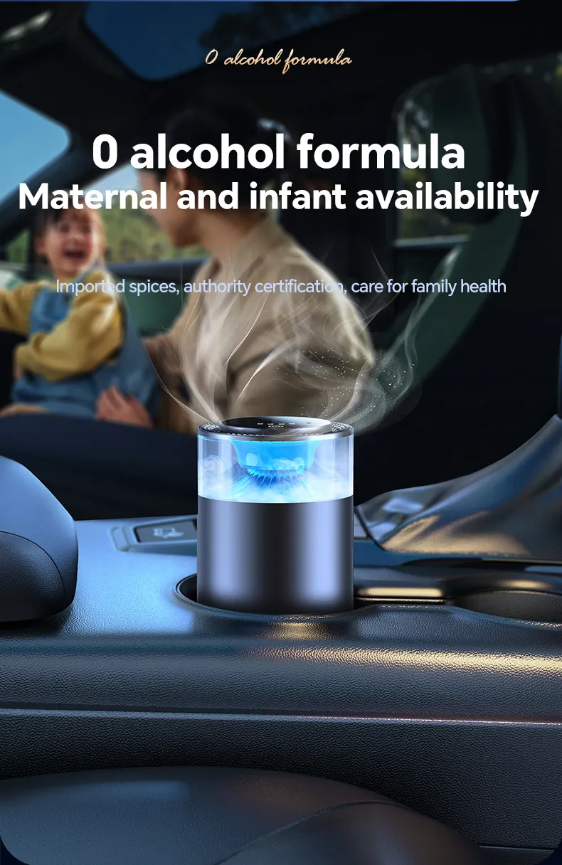 Cloud mist landscape aromatherapy car perfume lasting fragrance cloud mist car fragrance automatic start and stop spray aromatherapy