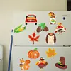 12PCS Diamond Painting Magnets Refrigerator for Adult Kid Fridge Kit(Thanksgiving)