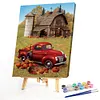 Country Cabin-Paint by Numbers Acrylic Painting 30*40CM