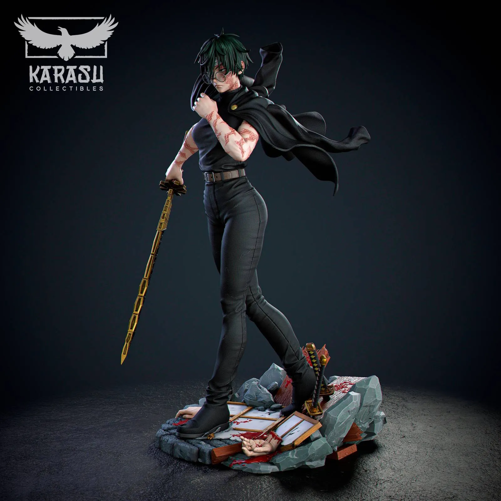 1/6 Scale Maki Zenin - Jujutsu Kaisen Resin Statue - KARASU Studio