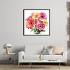 Watercolor Assorted Gerbera Flower-11CT Stamped Cross Stitch 40*40cm