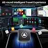 2 in 1 Wireless CarPlay Android Auto Adapter Plug & Play for Factory Wired Cars