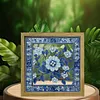 Framed DIY Special Shape Double sided Print Clear Framed Diamond Painting Kit(23x23cm)