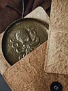 Cthulhu Brass Tray, Decorative Round Tray, Vintage Brass Tray, Storage Tray
