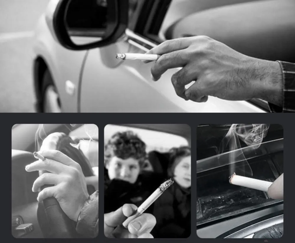 Automatic sensing touch infrared creative car ashtray