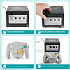 NGC BT Controller Wireless Receiver Low Input Latency Wireless Game Cube Controller Classic Gamepad Receivers Adapter Compatible With GameCube & for Wii