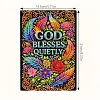  God Letters 5D DIY Diamond Art Painting Notebook Kit 50 Pages A5 Rhinestone Art Painting Notebook Kit for Adults Beginners Holiday Birthday Gift