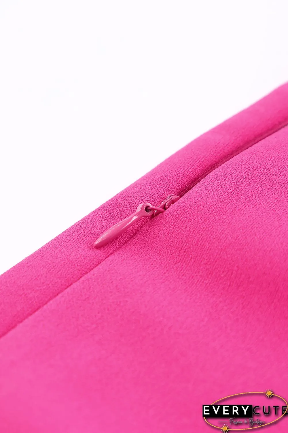 Rose Split Hem High Waist Pants