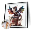 【Limited Stock Sale】Flying Dragon In Book-Paint by Numbers Acrylic Paintingg 40*40CM(Watercolor)