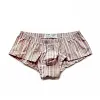 Men's Cotton Woven Boxers Button Fly Boxer Shorts Low Rise Lounge Boxer Trunks