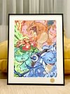 Attacking Kanto First Partner Pokemon Decorative Painting - Pokemon - Xingkong Studio