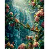(Multi-Style) Flower House Scenery-11CT Stamped Cross Stitch 45*55cm/17.72*21.65in