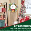 DIY Christmas Acrylic Diamond Painting Clock Pendant Hanging Kit
