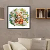 >SALE<DIY Partial Special Shaped Drill Diamond Painting Simple Bear 40x40cm