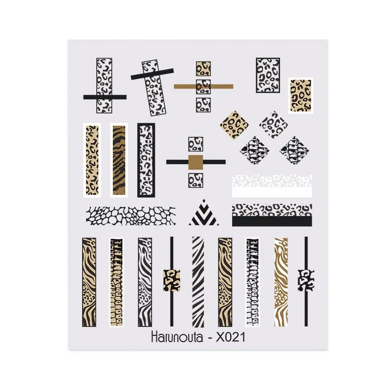 1Pc Spring Water Nail Decal And Sticker Flower Leaf Tree Green Simple Summer DIY Slider For Manicuring Nail Art Watermark