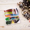 86Pcs/Set Lure Kit Metal Spinner Lures Soft Lure Minnow Hooks Simulation Bait