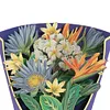 3D Paper Pop Up Flower Bouquet Greeting Card Postcard (Heaven Bird)