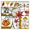 Autumn-14CT Stamped Cross Stitch Kit(26x27cm)