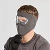 Masque chaud coupe-vent avec lunettes unisexe