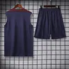 2024 England pre-match training Blue Jersey+Shorts 1:1 Thai Quality