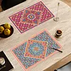 2pcs Diamond Art Painting Mandala Placemats Heat Resistant Non-Slip Place Mat Kit