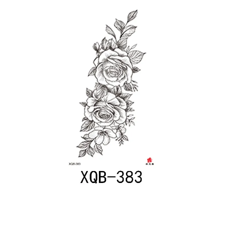 Small Full Arm Waterproof Tattoo Sticker Half Arm Arm Fierce Animal Arm Lasting European and American Tattoo Sticker