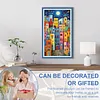 (US Local)House-11CT Stamped Cross Stitch Kit(40x70cm)