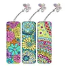 (US Local)3Pcs Special Shaped Mandala 5D DIY Diamond Painting Book Mark for Home Office