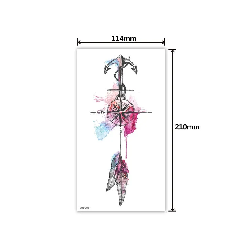 Full Arm Tattoo Sticker Creative Personality Small Full Arm Temporary Tattoo Original Waterproof Sweat Lasting Tattoo Sticker