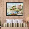 (US Local)Lake Como-11CT Stamped Cross Stitch Kit(66x55cm)