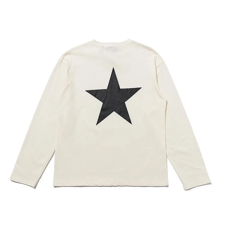 Fog Sweatshirt High Street Fashion Brand Fear of Printed plus Size Retro Sports Long Sleeve Tshirt Fear Of God