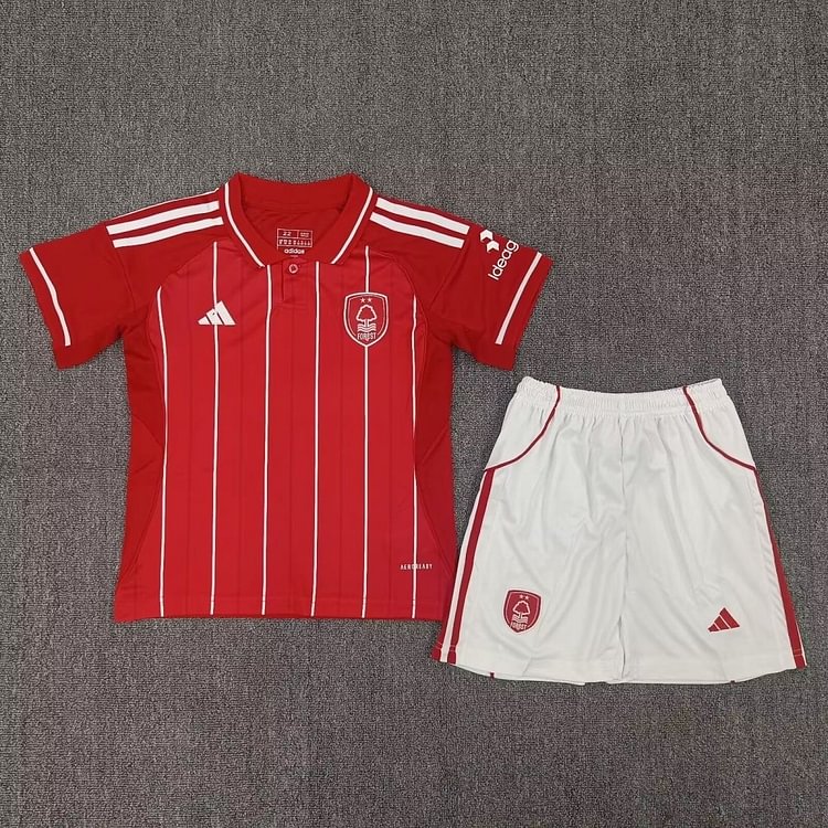 Kids Nottingham Forest 25/26 Home Football Jersey Kit