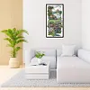 (Stamped/Counted) Garden Path-14CT Cross Stitch 17*34cm/6.69*13.39in