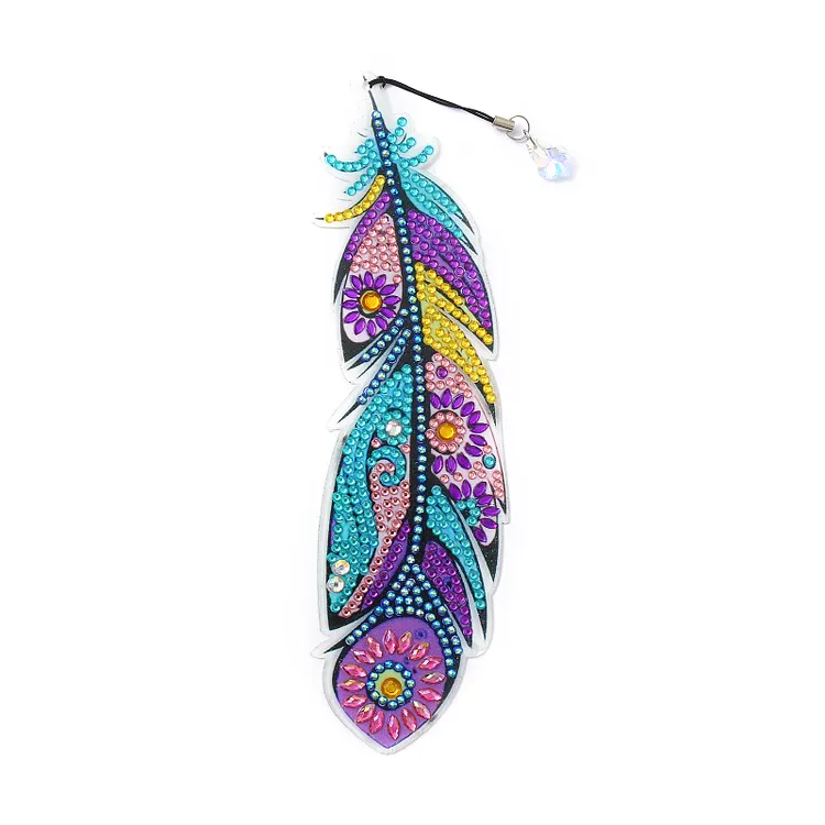 【Bookmark】DIY Bookmark Handmade Art for Reading Lovers - Feather Series gbfke