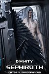 Sephiroth in the Crystal with LED - (FF7) Final Fantasy VII Resin Statue - Initial Fantasy Studio