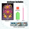 (US Local)50-Page A5 Flower Diamond Painting Notebook for Adult Holiday Birthday Gift