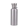 500/600/750ml Titanium Water Bottle with Lid Sports Kettle for Outdoor Picnic