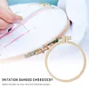 12.5cm Plastic Frame Embroidery Hoop Ring DIY Cross Stitch Sewing Circle