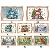 (Multistyle) En Bois No&euml;l Cardinal Bonhomme De Neige-Bricolage Vaisselle