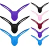  Men's Low-Rise Underwear G-String Underpants Thong Back Open Plus Size Bikini Bulge Pouch Underwear