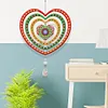DIY Diamond Painting Double-sided Rotatable Snowman Hanging Wind Chime Suncatcher Hanging Kit