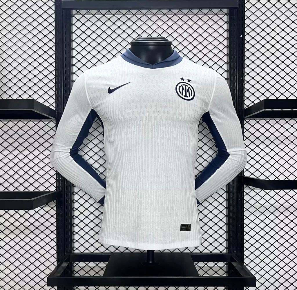2024-2025 Long Sleeve Player Version Inter Milan Away Football Shirt 1:1 Thai Quality