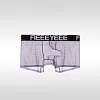 Men's Sheer Boxer Briefs See Through Breathable Ice Silk Boxer Briefs Transparent Elephant Nose Underwear
