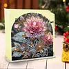 Acrylic Napkin Holder Diamond Painting Kit for Home Table Decor (Flowers)