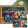 (Big Size)Disney Villains - 11CT Stamped Cross Stitch - 70*45cm - Disney