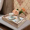 DIY Diamond Painting Wooden Tray Food Tray with Handle Living Room Decoration Wooden Tray Kit