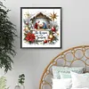 Christmas_Round peinture diamant foret-40*40cm