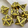 Metal DND Dice Set Dungeons & Dragons Dice Set Polyhedron for RPG Board Games Tabletop Game Accessories