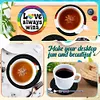 8PCS DIY Acrylic Round Diamond Painting Coasters Kits (Rainbow Symbol)